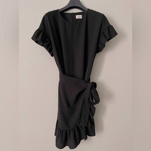 Wilfred Wrap Flounce Dress